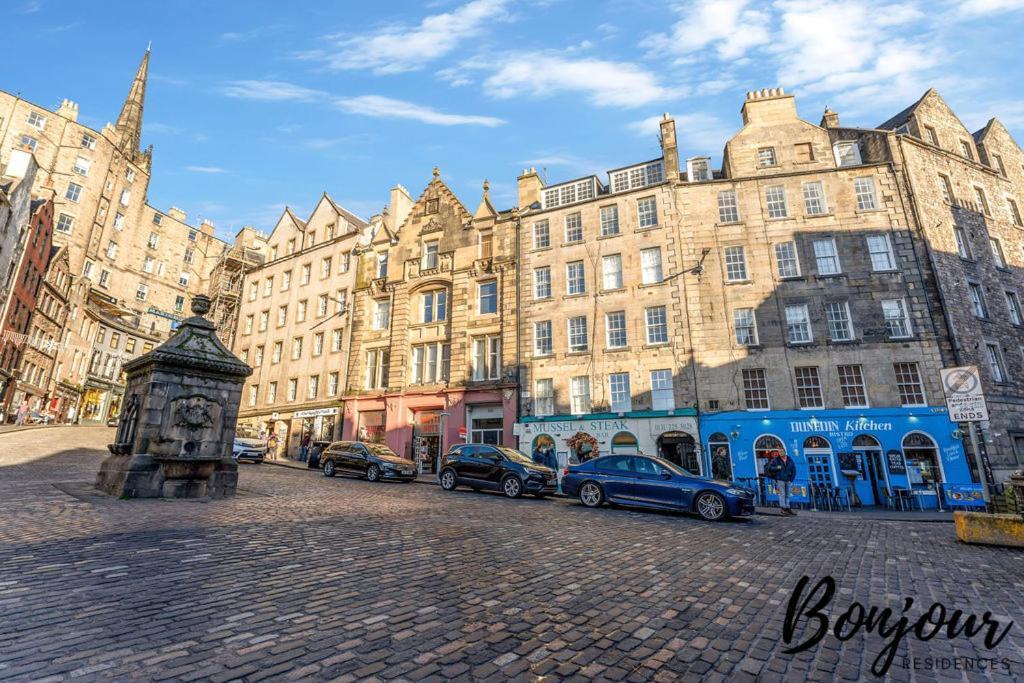 Spacious 2Br-1Ba - Grassmarket - Free Parking By Bonjour Residences 爱丁堡 外观 照片